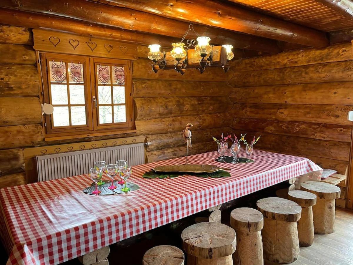 Chalet Spa Le Royal Nathalie Mn La Rouge La Bresse Buitenkant foto
