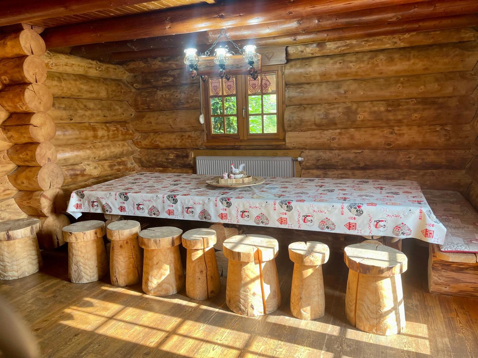 Chalet Spa Le Royal Nathalie Mn La Rouge La Bresse Buitenkant foto