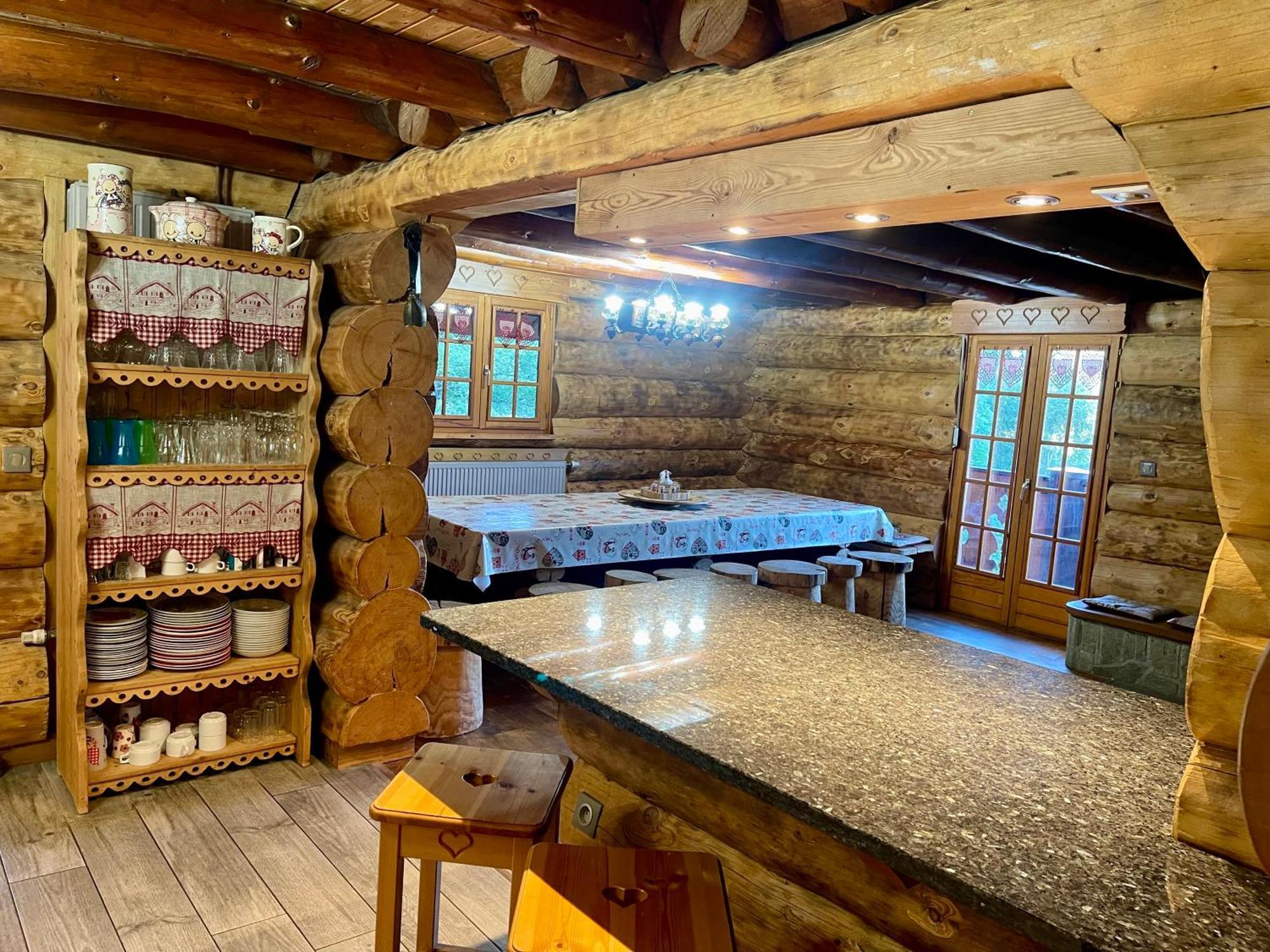 Chalet Spa Le Royal Nathalie Mn La Rouge La Bresse Buitenkant foto